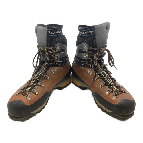 SCARPA (スカルパ) トレッキングシューズ メンズ SIZE 48 グレー×ブラウン モンブランプロGTX 厳冬期用