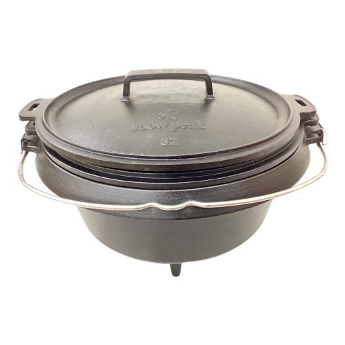 Snow peak (スノーピーク) ダッチオーブン ブラック ぶんぶく32