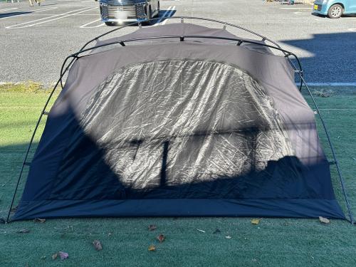 CAMVIL (ケムビル) ドームテント ブラック ゴートン GODONG 約220×155×125cm 1～2人用 程度B 程度A