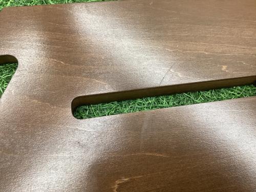 WLD アウトドアテーブル ブラウン ヘキサテーブル