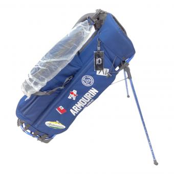 ARMOURIN (アーマーイン) キャディバッグ ネイビー APR25SS1-CAB009 スタンド付 8.5型 未使用品