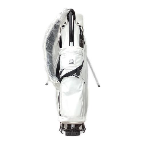ARMOURIN キャディバッグ ホワイト APR25SS1-CAB017 スタンド付 8.5型 未使用品