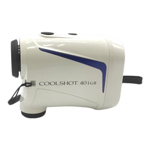 Nikon (ニコン) ゴルフ距離測定器 ホワイト 箱・ケース・説明書 COOLSHOT 40 i GⅡ