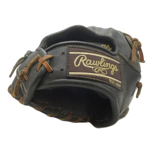 Rawlings 軟式グローブ ブラック RAWLINGS (ローリングス) 軟式グローブ 11 5/8インチ ブラック HOH PRO