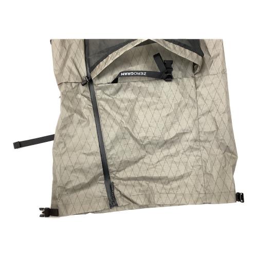 ZERO GRAM (ゼログラム) バックパック　LOST CREEK UL 40(45L) 　カーキ カーキ ZU2BPX2302 背面長 約41～45cm 31-40L(山小屋泊)