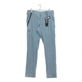 midori pf1 (ミドリアンゼン) ロング ゴルフウェア(パンツ) PF1GMS24S10 ベルト付き メンズ SIZE LL スカイブルー