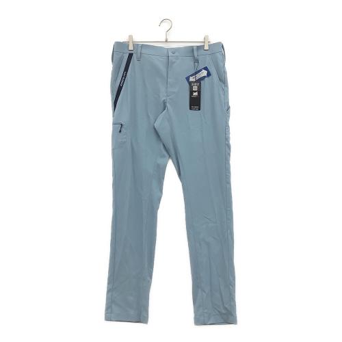 midori pf1 (ミドリアンゼン) ロング ゴルフウェア(パンツ) PF1GMS24S10 ベルト付き メンズ SIZE LL スカイブルー