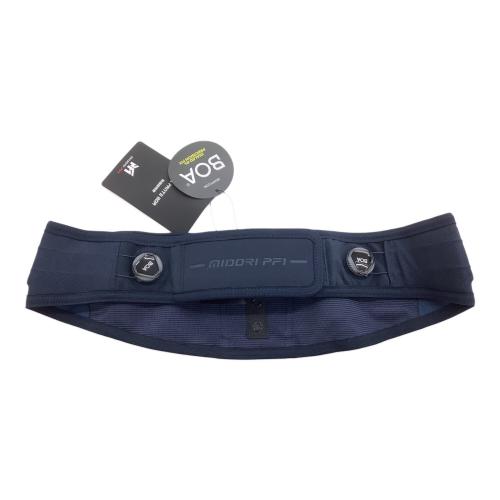 midori pf1 (ミドリアンゼン) ロング ゴルフウェア(パンツ) PF1GMS24S10 ベルト付き メンズ SIZE LL スカイブルー