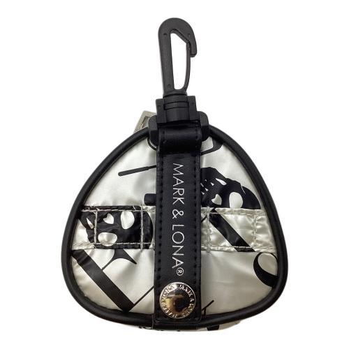 MARK&LONA (マークアンドロナ) ゴルフ雑貨 ブラック×ホワイト MLS-3D-SB34 ボールポーチ