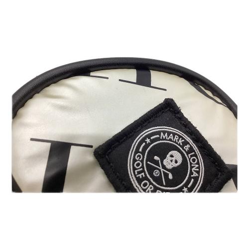 MARK&LONA (マークアンドロナ) ゴルフ雑貨 ブラック×ホワイト MLS-3D-SB34 ボールポーチ