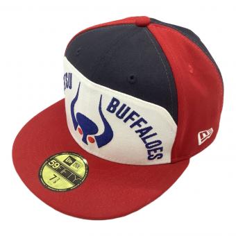 近鉄バッファローズ (キンテツバッファローズ) オリックスバッファローズ 応援グッズ SIZE 7 3/8 レッド×ネイビー