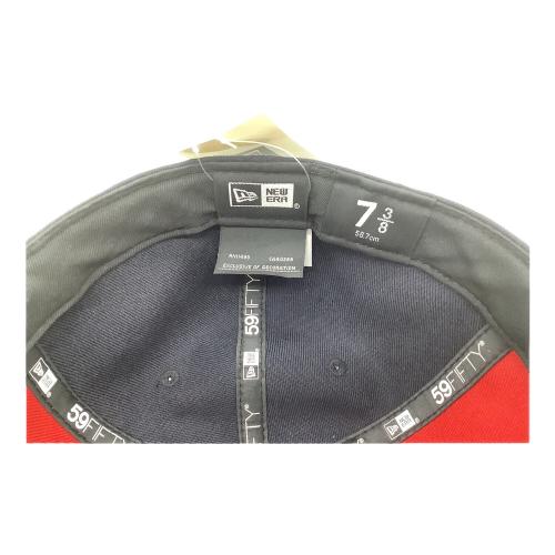 近鉄バッファローズ (キンテツバッファローズ) オリックスバッファローズ 応援グッズ SIZE 7 3/8 レッド×ネイビー