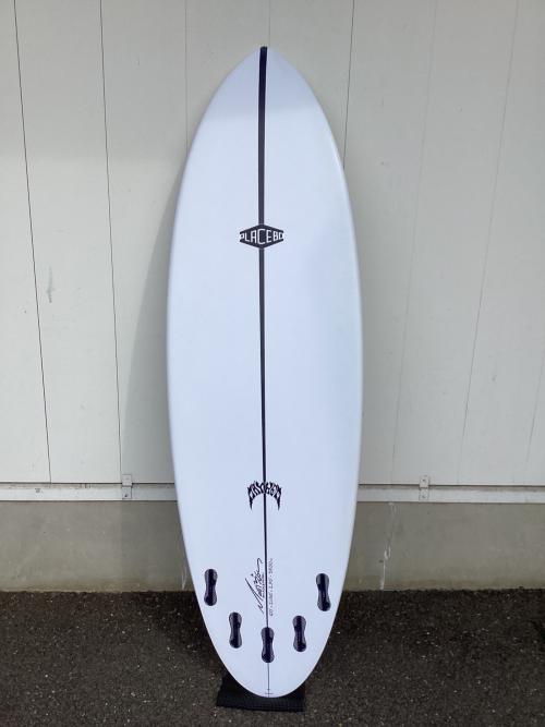 PLACEBO (プレセボ) ROUND NOSE ROUND ショートボード ホワイト 6'0”x21.50”x2.70” -39.00cl