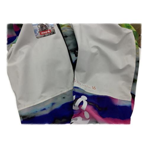 MTN.ROCK STAR (マウンテンロックスター) HARUMAKI JACKET スノーボードウェア(ジャケット) メンズ SIZE L ホワイト×マルチカラー