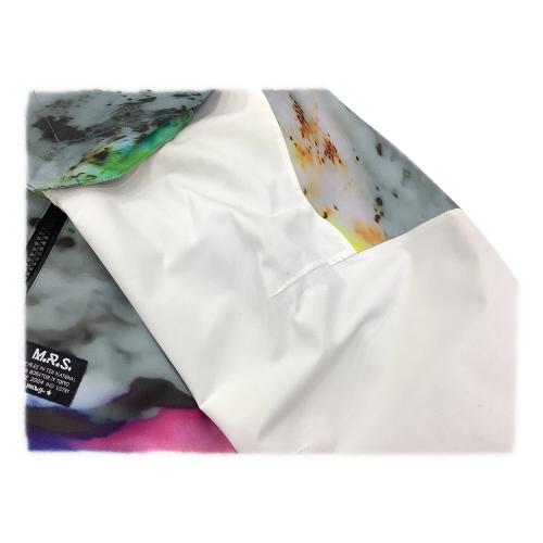 MTN.ROCK STAR (マウンテンロックスター) HARUMAKI JACKET スノーボードウェア(ジャケット) メンズ SIZE L ホワイト×マルチカラー