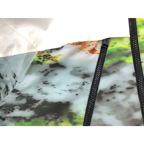 MTN.ROCK STAR (マウンテンロックスター) HARUMAKI JACKET スノーボードウェア(ジャケット) メンズ SIZE L ホワイト×マルチカラー