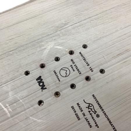 November (ノーベンバー) WHITELIVE スノーボード 154cm 2019-2020年