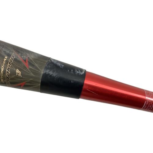 MIZUNO (ミズノ) ビヨンドマックス ギガキング02 軟式バット 1CJBR146 85cm/6.9cm DIA. ブラック×レッド　少年用