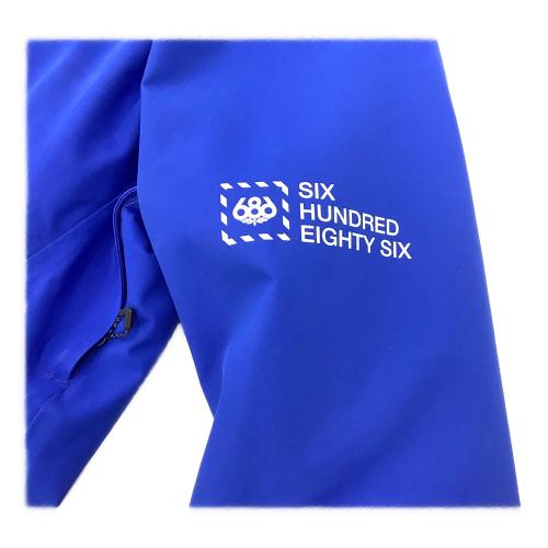 686(シックスエイトシックス) EXPLORATION THERMAGRAPH JACKET スノーボードウェア(ジャケット) メンズ SIZE L ブルー