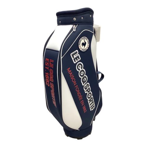 le coq sportif (ルコックスポルティフ) キャディバッグ ネイビー LG5SCB01L　スポーティデザイン　未使用品
