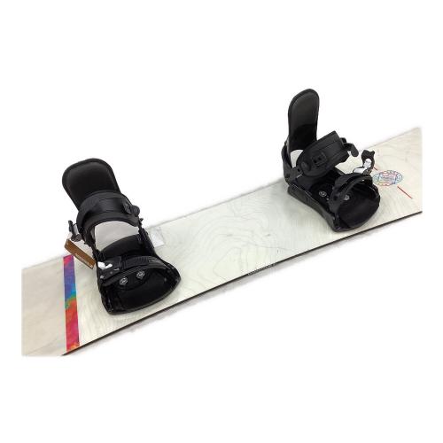 SALOMON (サロモン) FRONTIER スノーボード 157cm ホワイト　ビンディング付