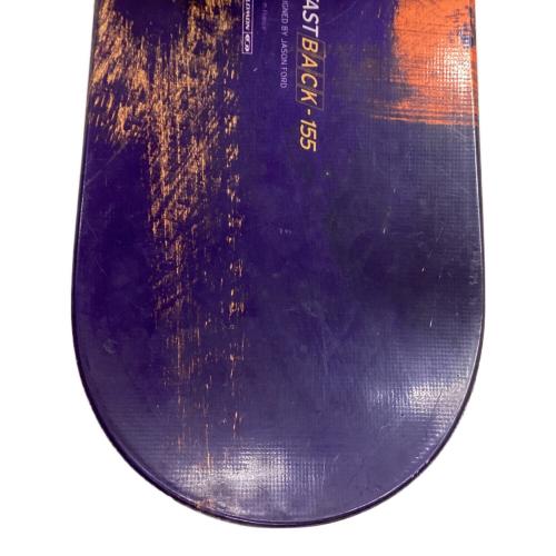 SALOMON (サロモン) FAST BACK スノーボード 155cm パープル×オレンジ　 パープル×オレンジ 2x4 FAST BACK ビンディング付（two[b]one）MLサイズ