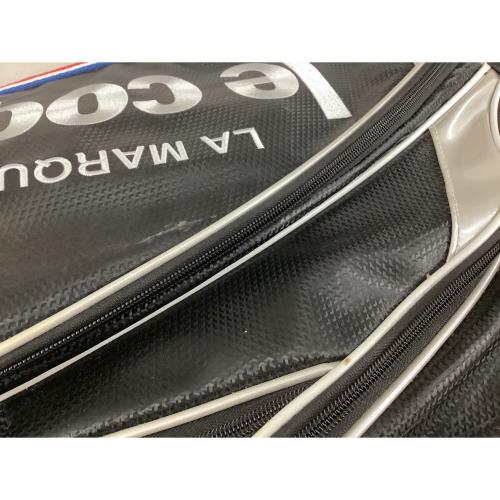 le coq sportif GOLF (ルコック スポルティフ ゴルフ) キャディバッグ QQ1232 9型　セルフスタンド　ブラック×グリーン ブラック×グリーン