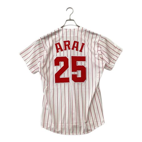 広島東洋カープ (ヒロシマトウヨウカープ) 【25】新井貴浩 応援グッズ 歴代ユニフォーム 2002年～2008年 Mサイズ ホワイト×レッド