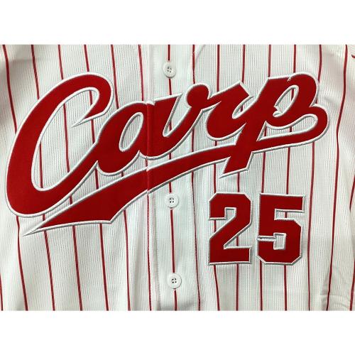 広島東洋カープ (ヒロシマトウヨウカープ) 【25】新井貴浩 応援グッズ 歴代ユニフォーム 2002年～2008年 Mサイズ ホワイト×レッド