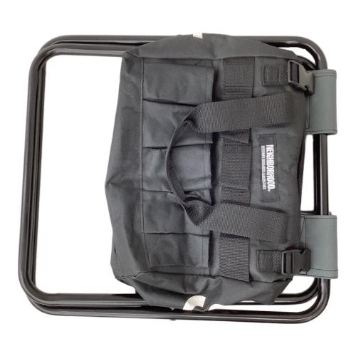 NEIGHBORHOOD (ネイバーフッド) アウトドアチェア ブラック SRL フォールディングスツールバッグ