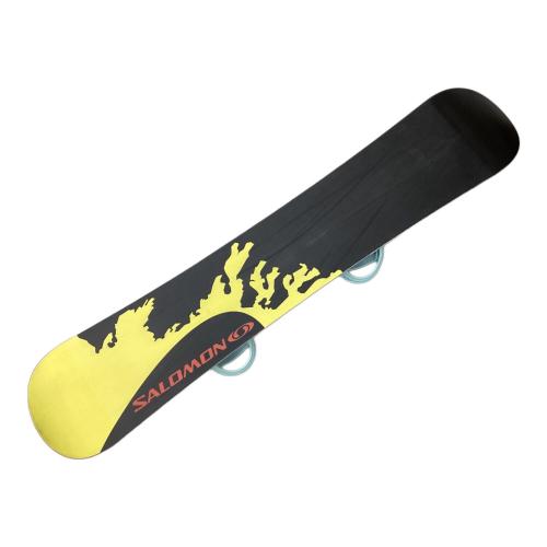 C328.5SALOMON 153cm メンズスノーボードセット SALOMON スノーボード ブラック/イエロー153cm SALOMON スノーボード