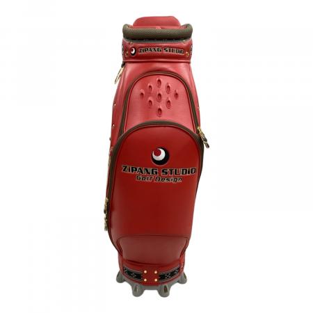 ZIPANG STUDIO ゴルフバッグ・キャディバッグ ZIPANG STUDIO キャディバッグ レッド 琉球ゴルフ ドラゴンキャディ