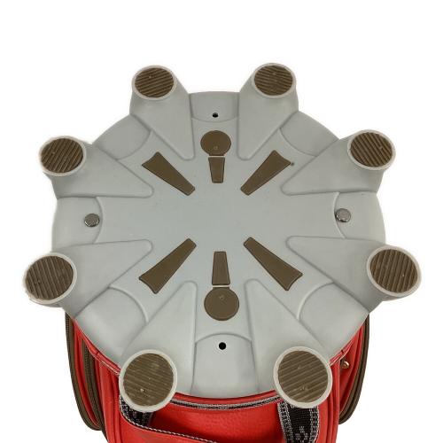 ZIPANG STUDIO キャディバッグ レッド 琉球ゴルフ ドラゴンキャディバッグ　