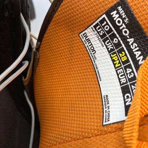 BURTON (バートン) MOTO AF スノーボードブーツ メンズ SIZE 28cm ブラウン×オレンジ