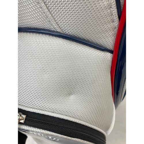 Callaway (キャロウェイ) キャディバッグ 5分割 フード付 ブルー×ホワイトｘレッド 5121057