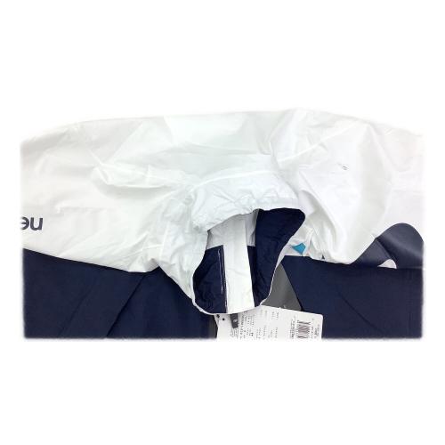 NEW BALANCE (ニューバランス) レインウェアセット ゴルフウェア(トップス) 012-1988001 袋付 メンズ SIZE M ホワイト×ネイビー