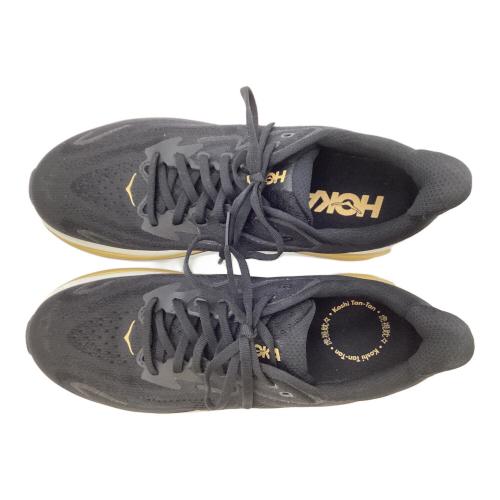 HOKA (ホカ) ランニングシューズ 1162030 クリフトン 10 メンズ SIZE 26.5cm ブラック×ゴールド