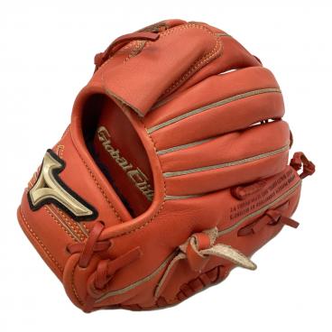 Mizuno 硬式グローブ ブラウン　ハガJAPAN MIZUNO (ミズノ) 硬式グローブ 約29cm オレンジ オーダー 耕作印
