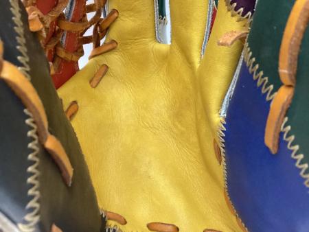 ZETT (ゼット) 軟式グローブ 50245250 マルチカラー 端材グラブ