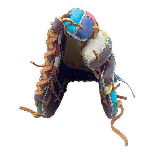 ZETT (ゼット) 軟式グローブ 50245250 マルチカラー 端材グラブ