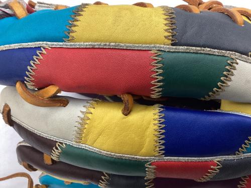 ZETT (ゼット) 軟式グローブ 50245250 マルチカラー 端材グラブ