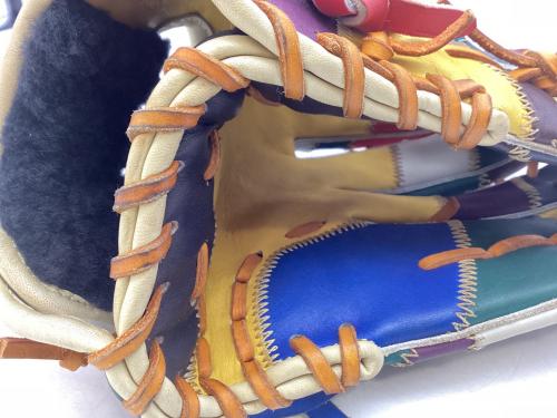 ZETT (ゼット) 軟式グローブ 50245250 マルチカラー 端材グラブ