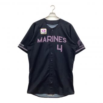 千葉ロッテマリーンズ (チバロッテマリーンズ) 【4】藤岡裕大 応援グッズ BSW2022 不明 ブラック