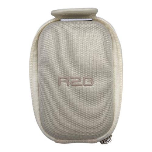 ゴルフ距離測定器 R2G（アールツージー）ブラック　グレー　ケース付 キズ有