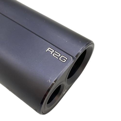 ゴルフ距離測定器 R2G（アールツージー）ブラック　グレー　ケース付 キズ有
