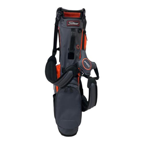 Titleist (タイトリスト) キャディバッグ 4分割 グレー×オレンジ セルフスタンドキャリー