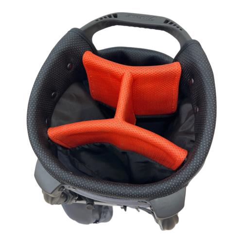 Titleist (タイトリスト) キャディバッグ 4分割 グレー×オレンジ セルフスタンドキャリー