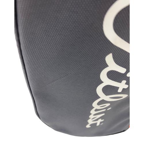 Titleist (タイトリスト) キャディバッグ 4分割 グレー×オレンジ セルフスタンドキャリー