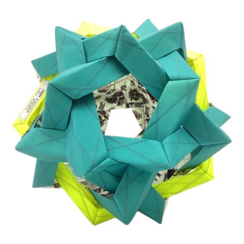 COLONISTA×TRUNK ZERO (コロニスタ×トランクゼロ) ランタンアクセサリー ブルー×ホワイト　OMAN10