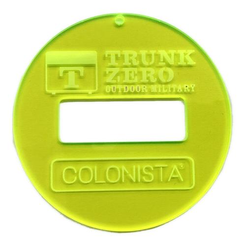 COLONISTA×TRUNK ZERO (コロニスタ×トランクゼロ) ランタンアクセサリー ブルー×ホワイト　OMAN10